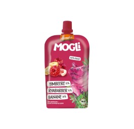 MOGLI Boisson fruitée framb rhubarbe bio 120 g