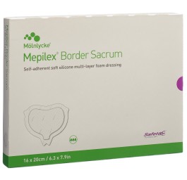 MEPILEX Border Sacrum 16x20cm (nouveau) 5 pce