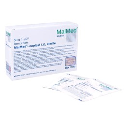 MAIMED caplast I.V. 8x6cm stérile 50 pce