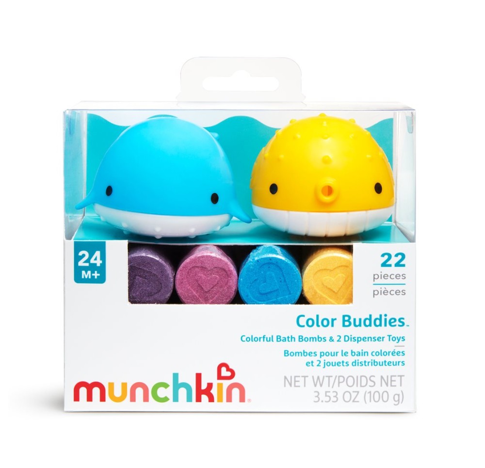 MUNCHKIN Color Buddies 20 bombes color+2 jouets