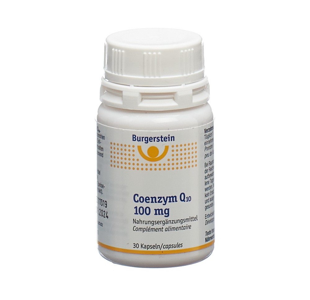 BURGERSTEIN Coenzyme Q10 caps 100 mg bte 30 pce