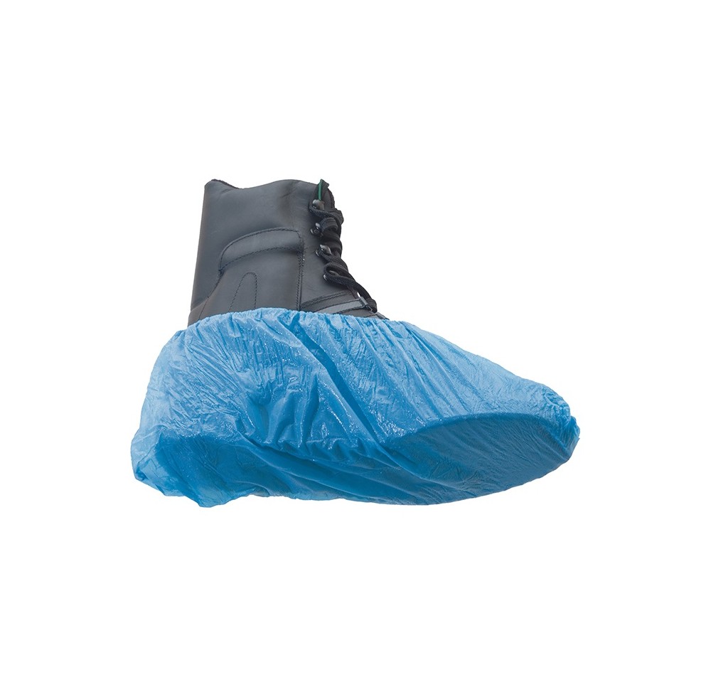 SAHAG housse chaussures polyuréthane bleu 100 pce