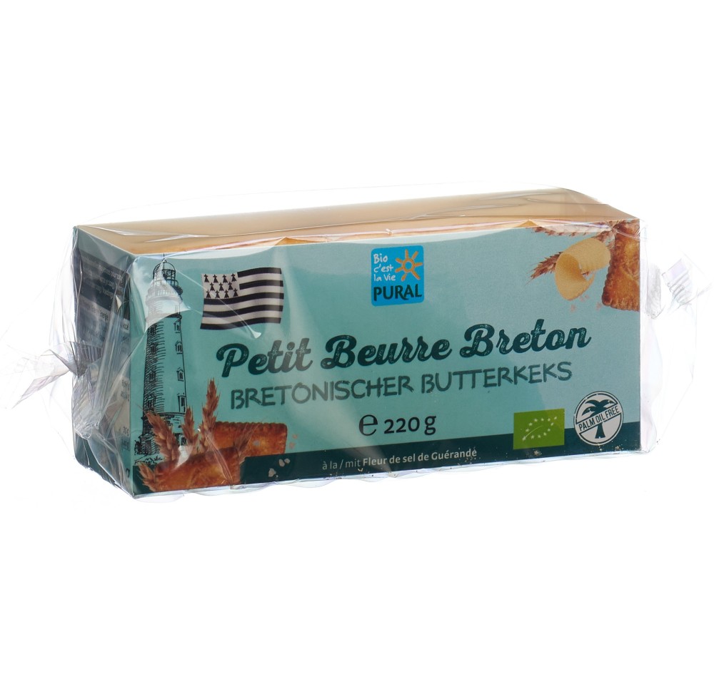 PURAL Petit beurre breton carton 220 g PURAL Petit beurre breton carton 220 g