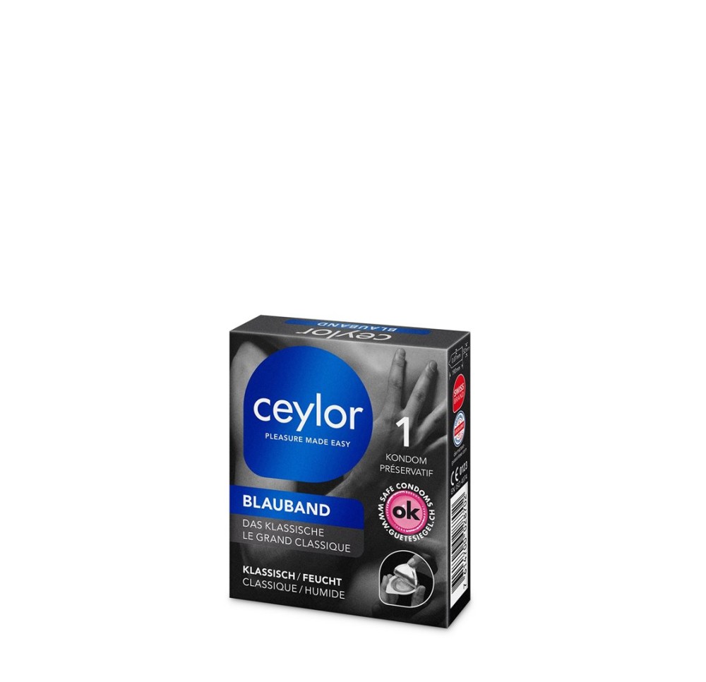 CEYLOR Bande bleue préservatif a réserv (n)