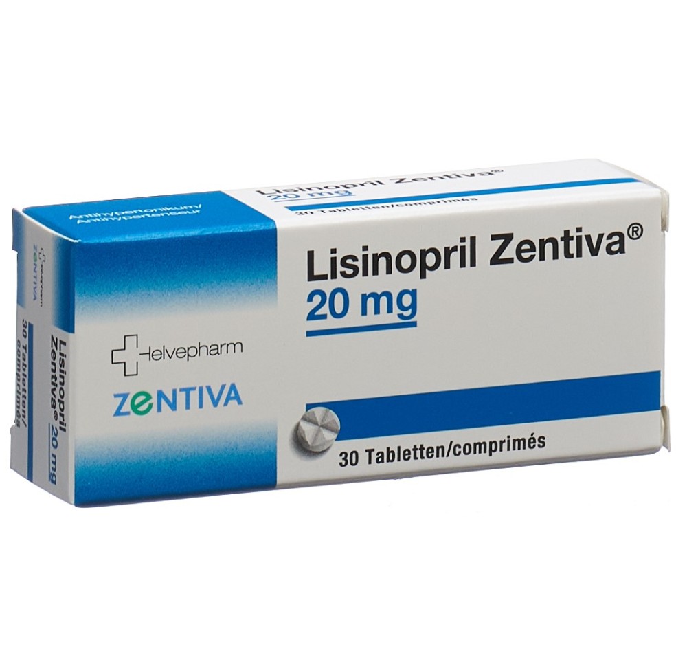 LISINOPRIL Zentiva cpr 20 mg 30 pce LISINOPRIL Zentiva cpr 20 mg 30 pce