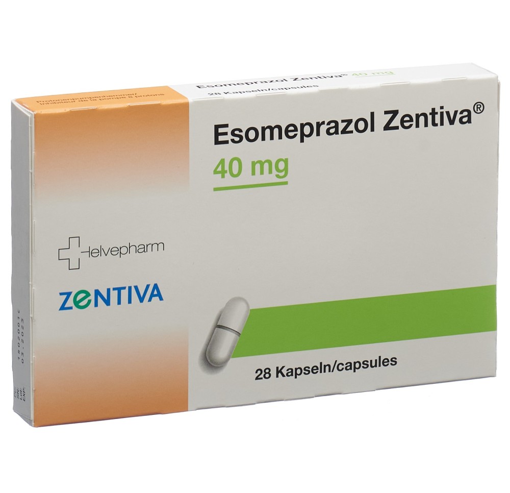 ESOMEPRAZOL Zentiva caps 40 mg 28 pce ESOMEPRAZOL Zentiva caps 40 mg 28 pce