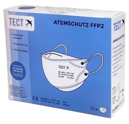 TECT FFP2 masque respirateur comf pli s val 10 pce