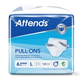 ATTENDS Pull Ons 6 L sach 18 pce