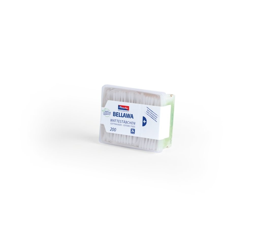 BELLAWA coton-tiges boîte déco 200 pce BELLAWA coton-tiges boîte déco 200 pce