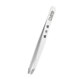 RUBIS pincette biseautée inox edelweiss impression