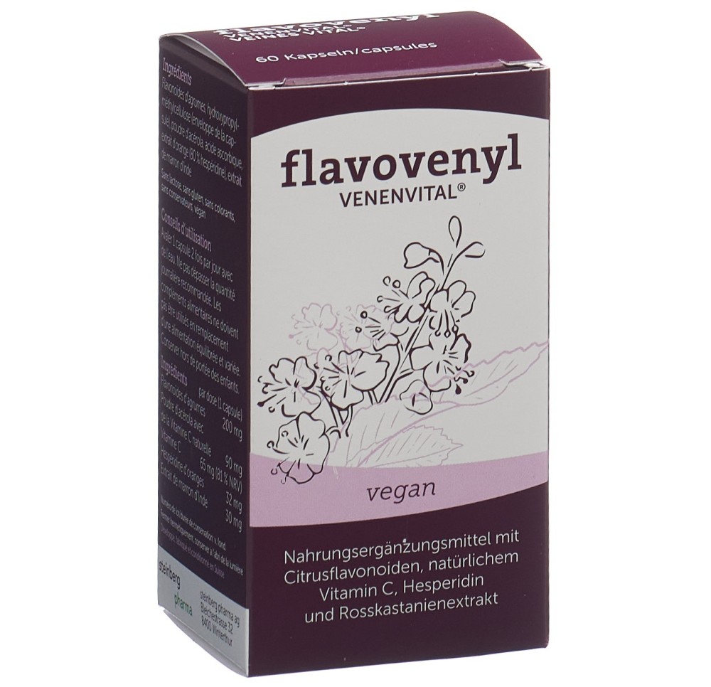 FLAVOVENYL VEINES VITAL caps fl 60 pce FLAVOVENYL VEINES VITAL caps fl 60 pce