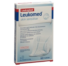 LEUKOMED skin sensitive 5x7.2cm 5 pce