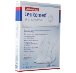 LEUKOMED skin sensitive 8x10cm 5 pce