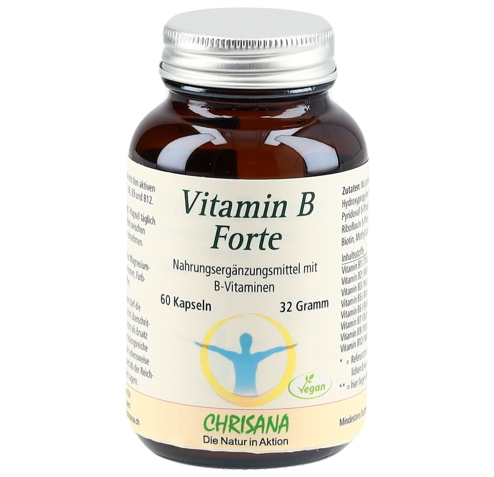 CHRISANA Vitamine B forte caps bte 60 pce CHRISANA Vitamine B forte caps bte 60 pce