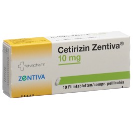 CETIRIZIN Zentiva cpr pell 10 mg 10 pce