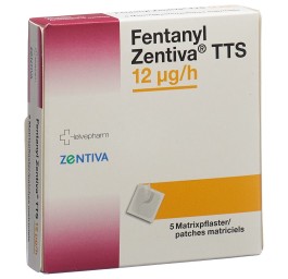FENTANYL Zentiva TTS patch mat 12 mcg/h 5 pce