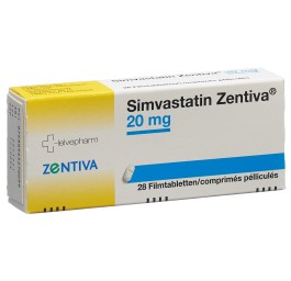 SIMVASTATIN Zentiva cpr pell 20 mg 28 pce