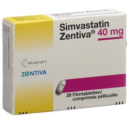 SIMVASTATIN Zentiva cpr pell 40 mg 28 pce