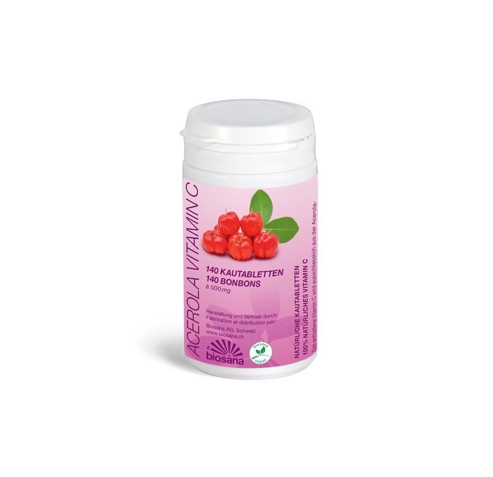 BIOSANA acérola vitamine c cpr bte 140 pce