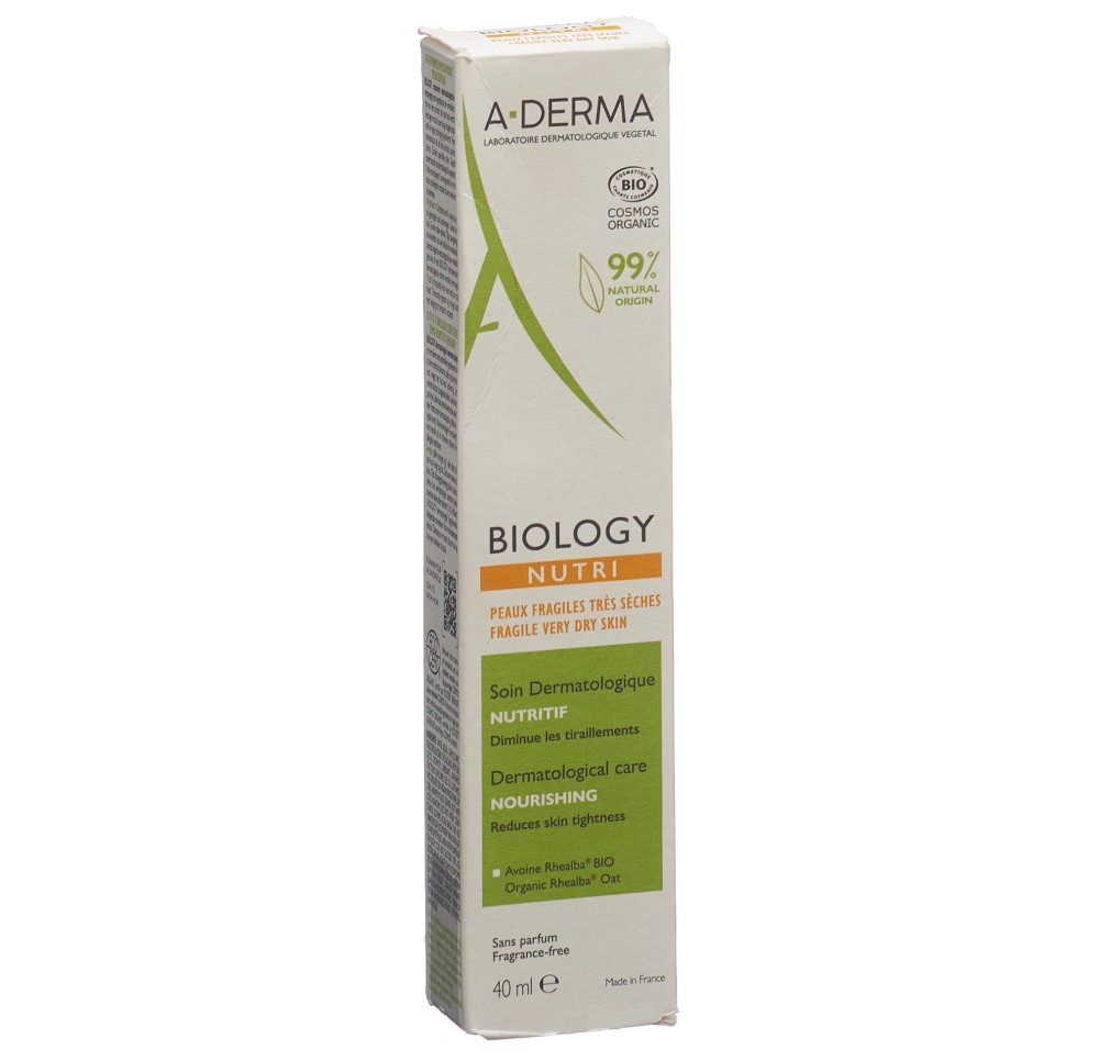 A-DERMA BIOLOGY Crème nutritif tb 40 ml