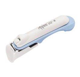 NIPPES Coupe-ongles sécurité bébés nickelé bleu