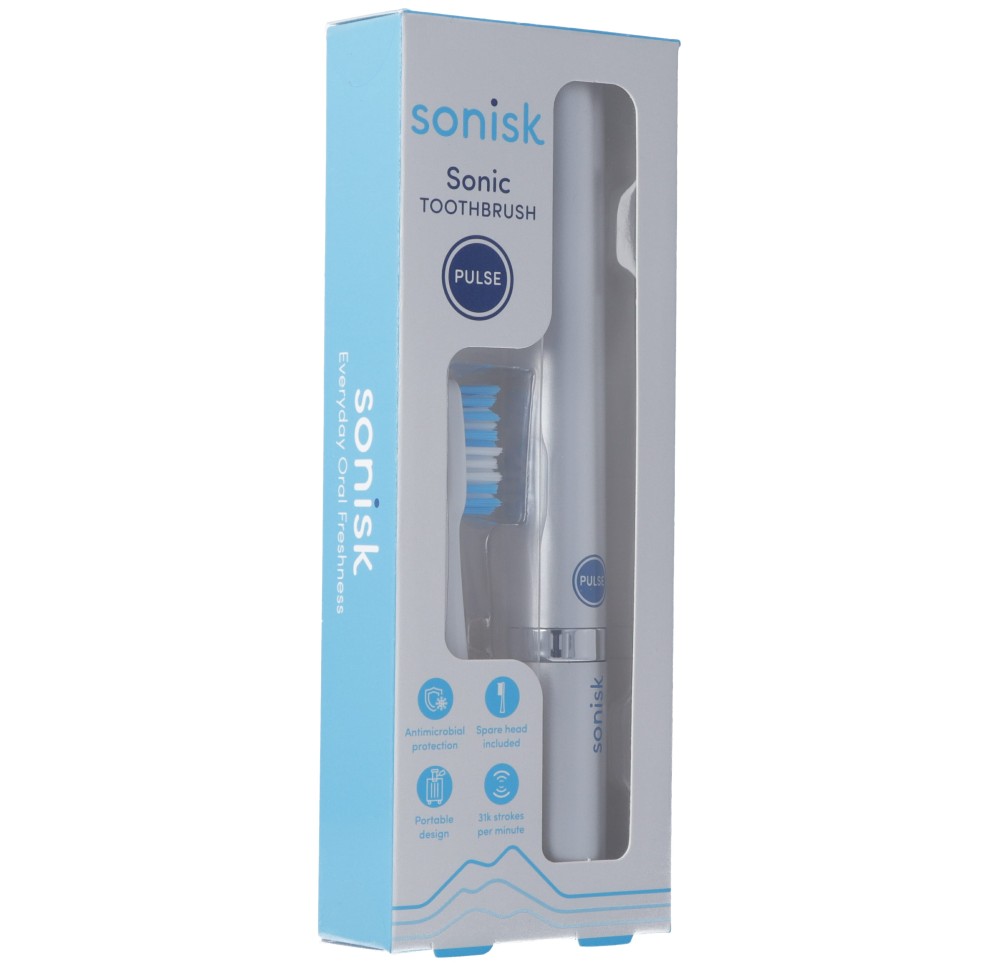 SONISK brosse à dents sonique argent