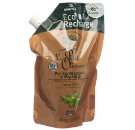 LE PETIT OLIVIER savon Marseille olive rech 500 ml