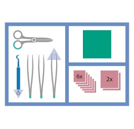 MEDISET set de pansement avec curette