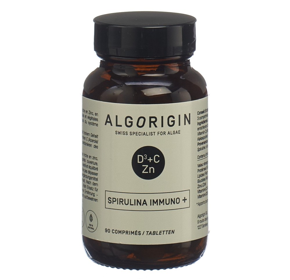 ALGORIGIN Spiruline Immuno+ cpr fl 90 pce