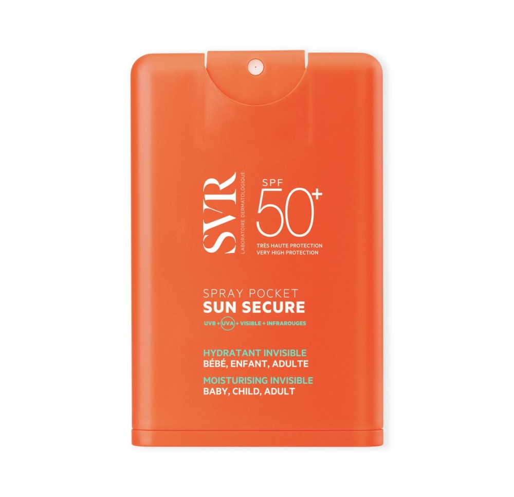 SVR SUN SECURE spray pocket SPF50 20 ml