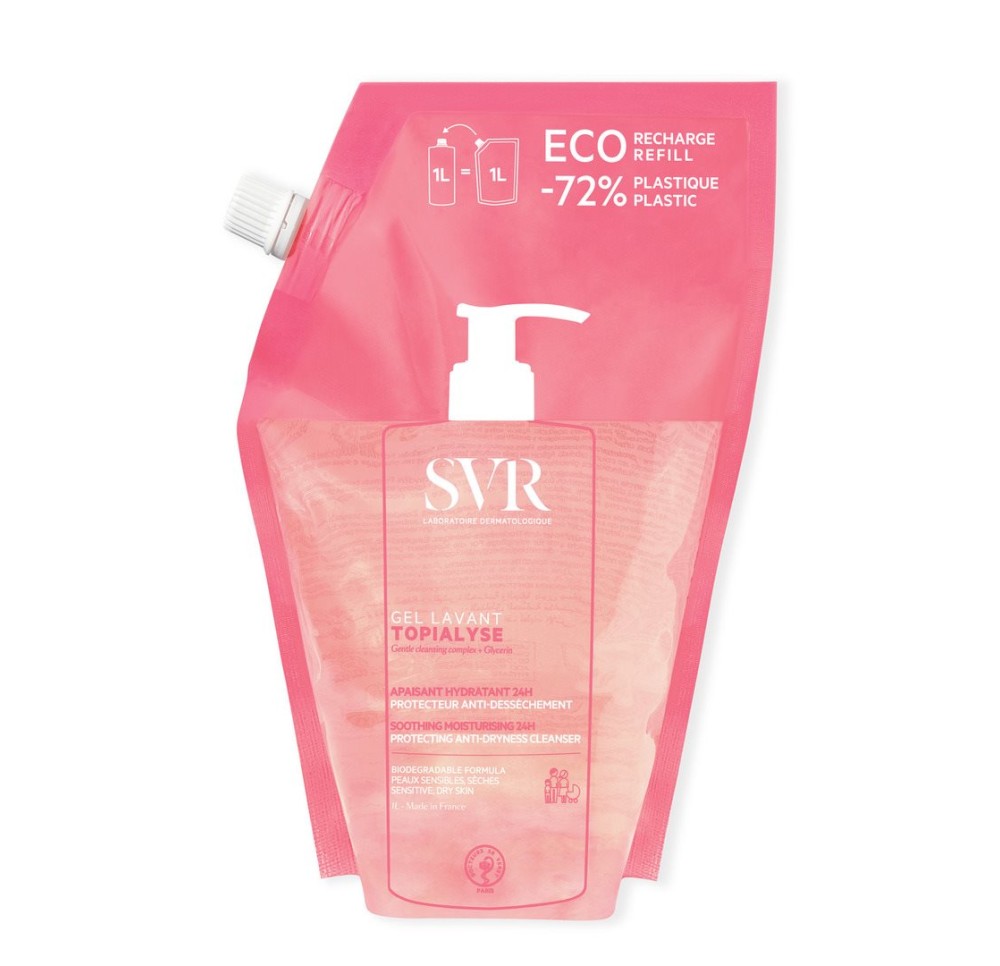 SVR TOPIALYSE Gel Lavant Recharge 1000 ml