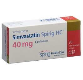 SIMVASTATINE Spirig HC cpr pell 40 mg 30 pce