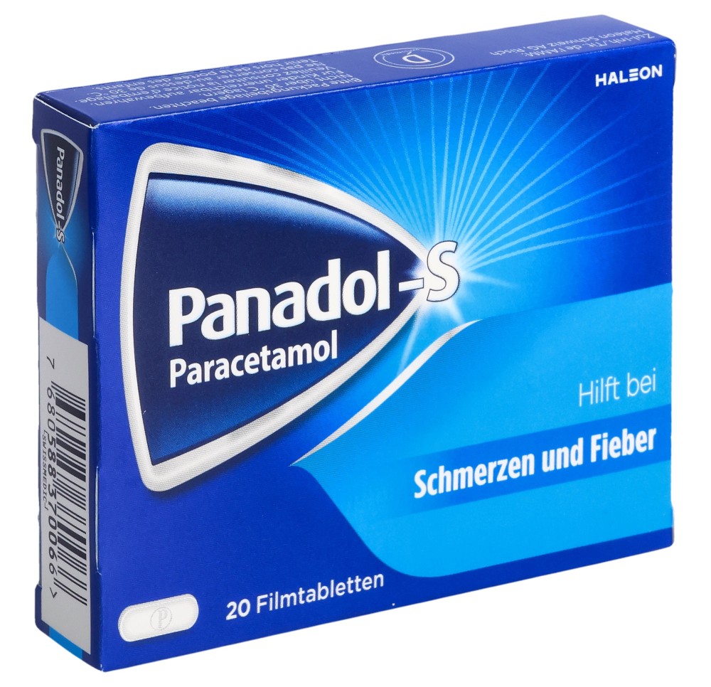 PANADOL S cpr pell 500 mg 20 pce PANADOL S cpr pell 500 mg 20 pce