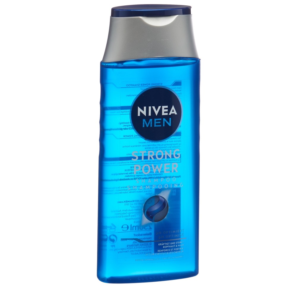NIVEA MEN shampooing strong power pH-opt fl 250 ml