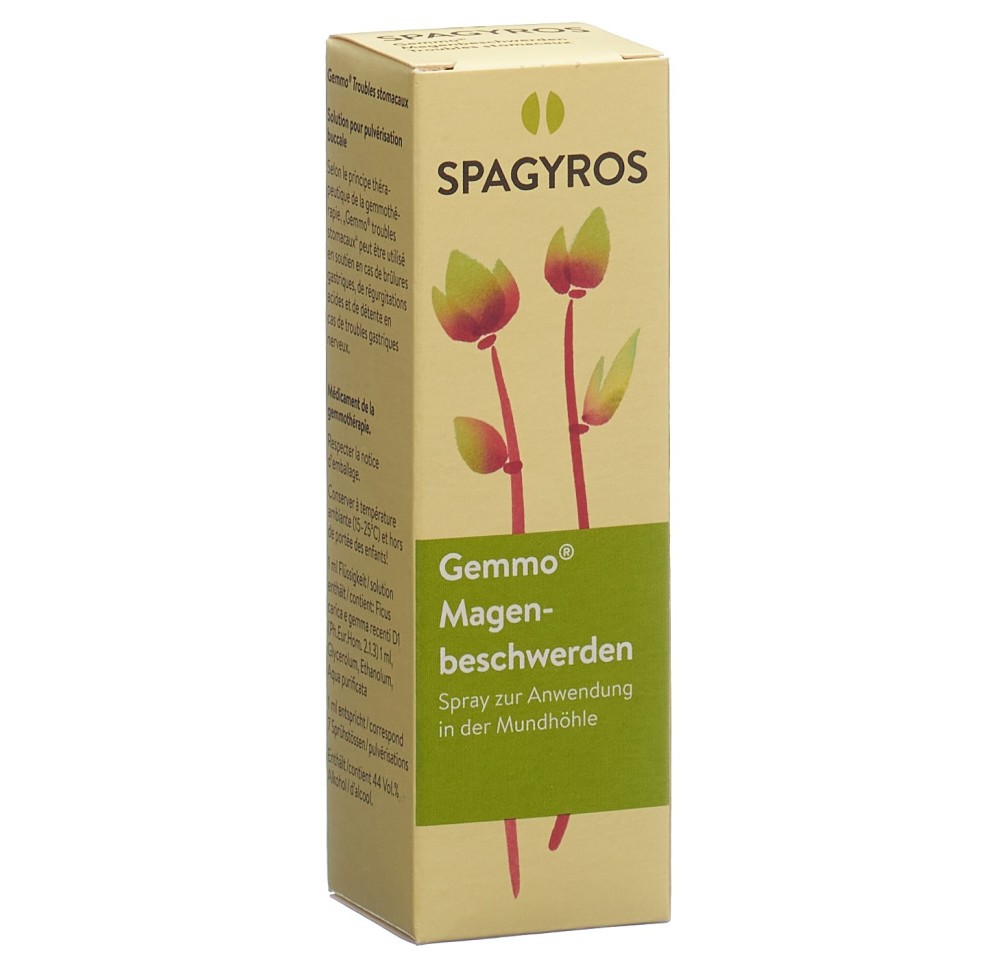 SPAGYROS GEMMO troubles stomacaux spray bucc 30 ml SPAGYROS GEMMO troubles stomacaux spray bucc 30 ml