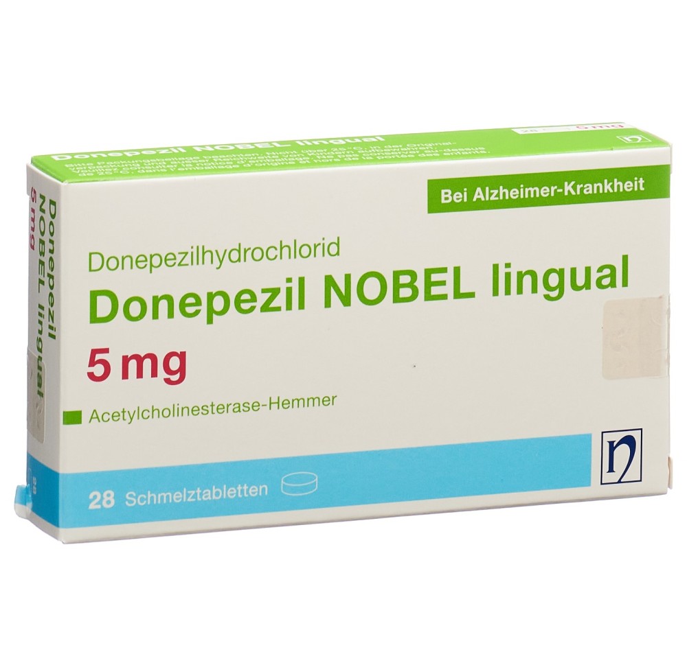 DONEPEZIL NOBEL lingual cpr orodisp 5 mg 28 pce DONEPEZIL NOBEL lingual cpr orodisp 5 mg 28 pce