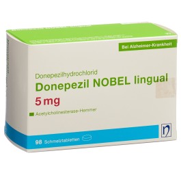DONEPEZIL NOBEL lingual cpr orodisp 5 mg 98 pce