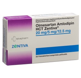 OLMESARTAN AMLODIPIN HCT Zentiva 20/5/12.5 28 pce