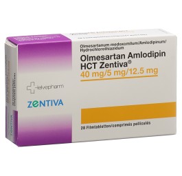 OLMESARTAN AMLODIPIN HCT Zentiva 40/5/12.5 28 pce
