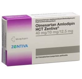 OLMESARTAN AMLODIPIN HCT Zentiva 40/10/12.5 28 pce