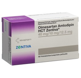 OLMESARTAN AMLODIPIN HCT Zentiva 40/10/12.5 98 pce