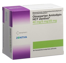 OLMESARTAN AMLODIPIN HCT Zentiva 40/5/25 98 pce