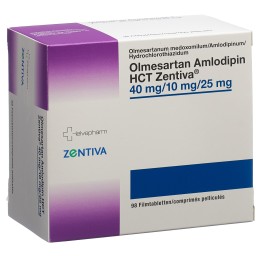 OLMESARTAN AMLODIPIN HCT Zentiva 40/10/25 98 pce