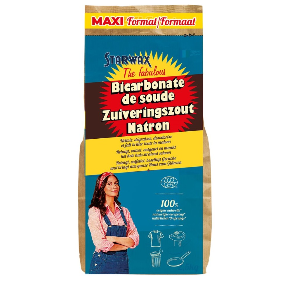 STARWAX the fabulous bicarbonate soude sach 2.5 kg