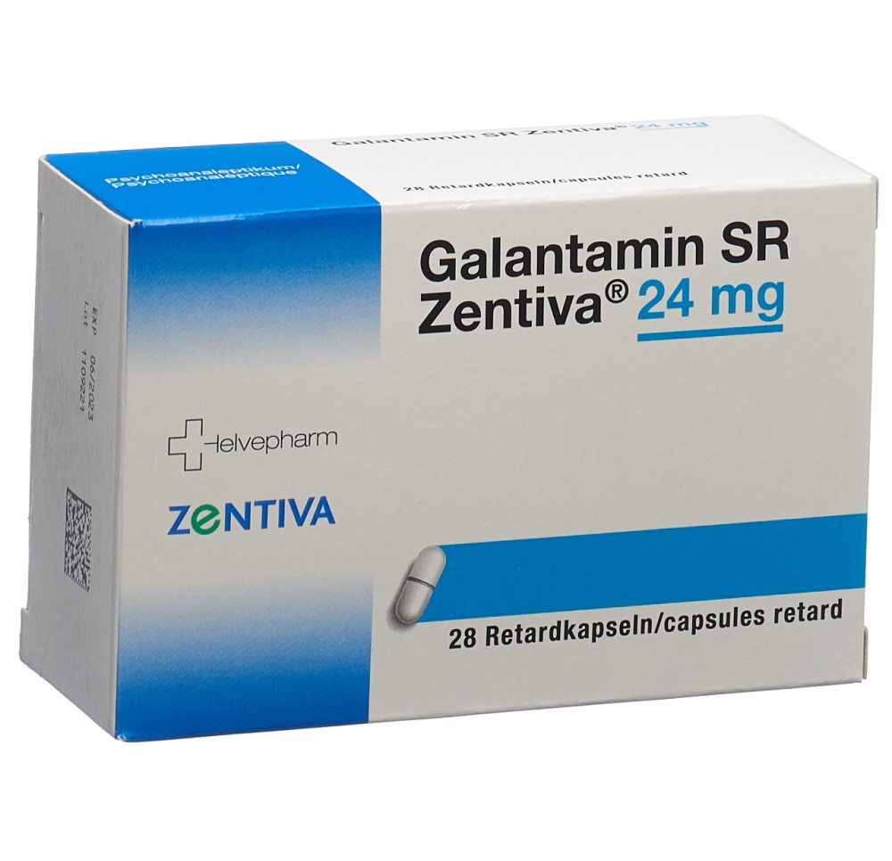 GALANTAMIN SR Zentiva caps ret 24 mg 28 pce GALANTAMIN SR Zentiva caps ret 24 mg 28 pce