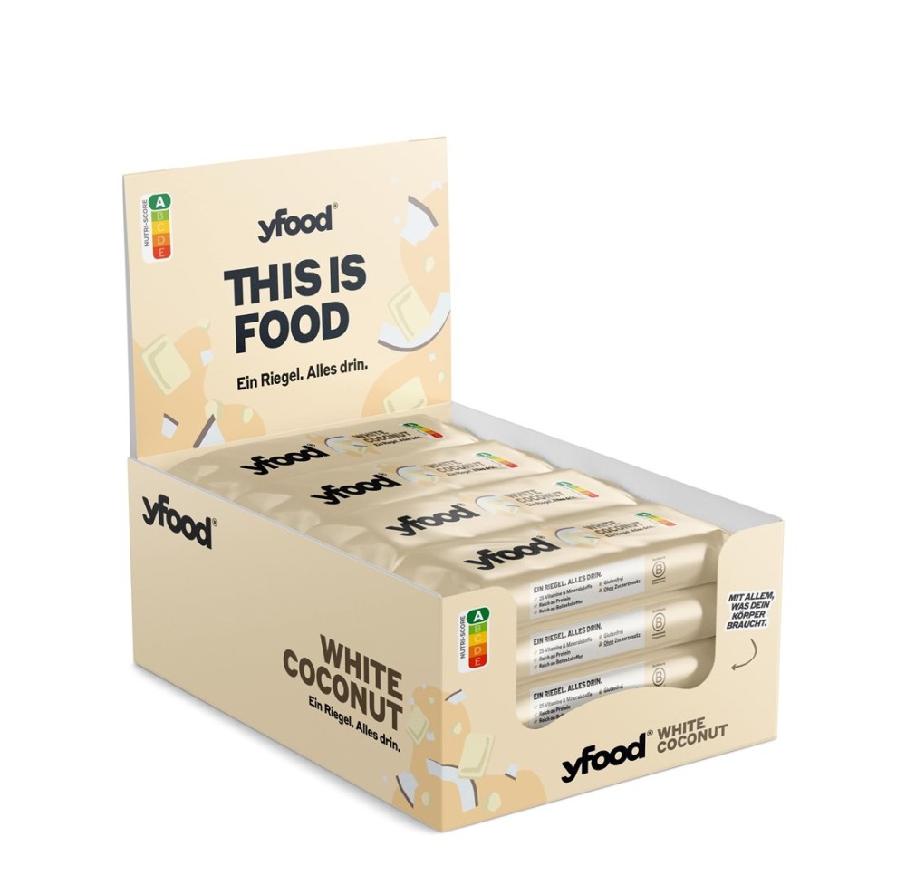 YFOOD hautes proté barre coco&choco bla 12 x 60 g YFOOD hautes proté barre coco&choco bla 12 x 60 g