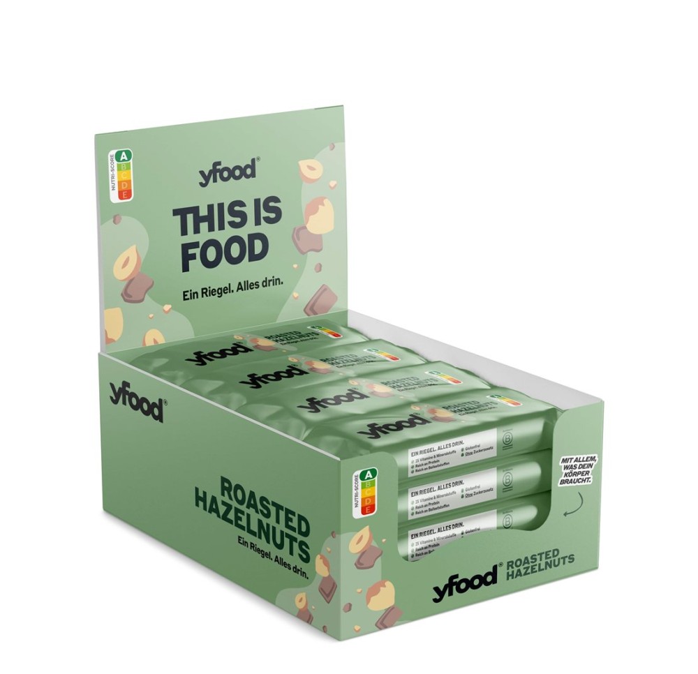 YFOOD hautes proté barre choco&noisette 12 x 60 g YFOOD hautes proté barre choco&noisette 12 x 60 g
