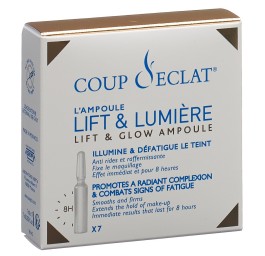 COUP D ECLAT L'Ampoule Lift et Lumière 7 x 1 ml