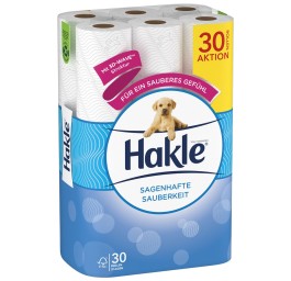 HAKLE papier toilette prop incroyable blanc 30 pce