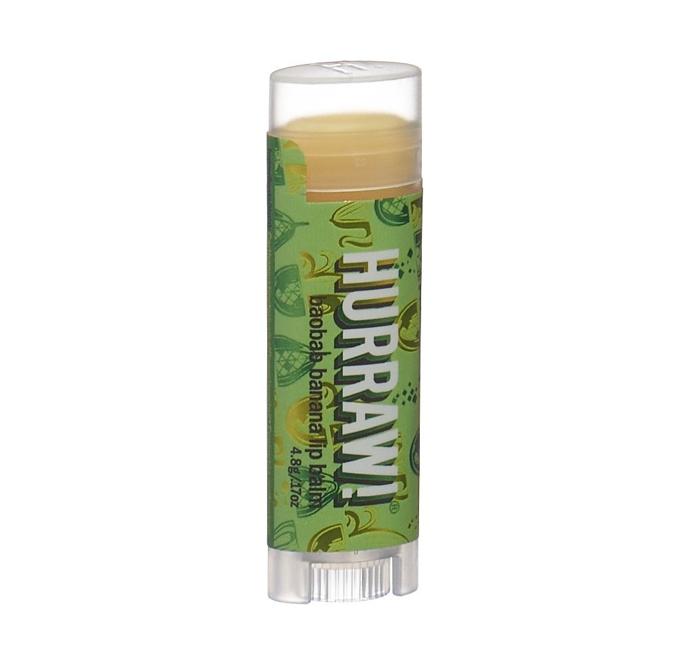 HURRAW! lip balm Banana with Baobab BIO 4.8 g